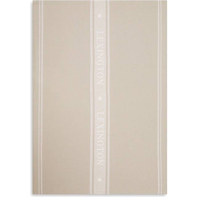 Lexington Icons Star kökshandduk 50x70 cm Beige-white