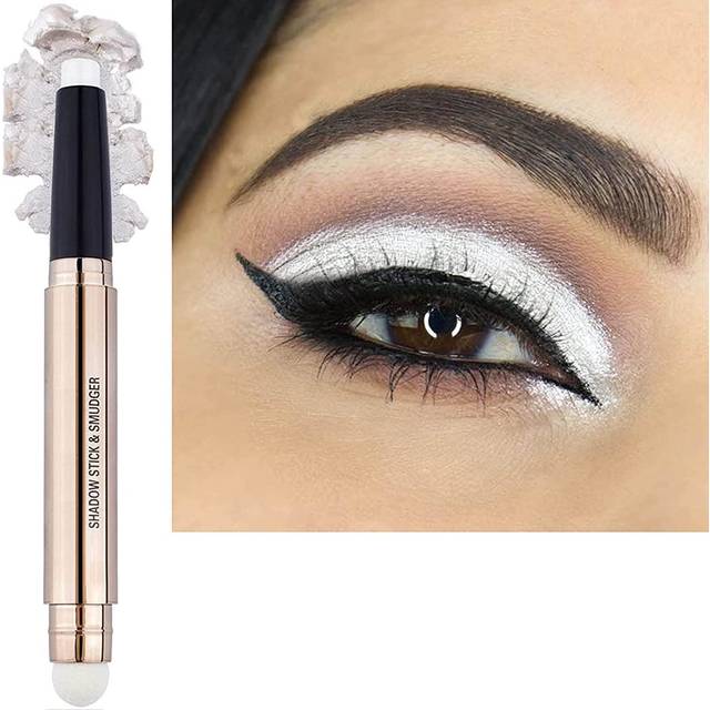 White Eyeshadow Stick eyeliner pencil Eye Makeup Cream Shimmer Smooth Glitter Dark Light Matte Single Crayon Primer Palette Hypoallergenic Natural Wat