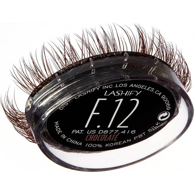 Lashify Fluffy 12mm Gossamer DIY Eyelash Extensions Refill  Chocolate Color  Easy False Lashes To Add Fullness and Dimension