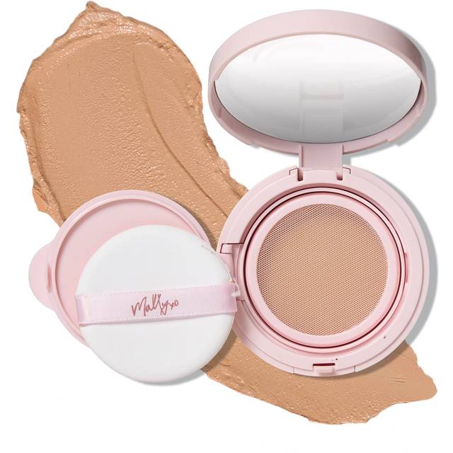 Mally Beauty Flawless Finish Transforming Effect Foundation - Medium - Full Coverage Cream Foundation - Breathable & Lightweight - Hydrating