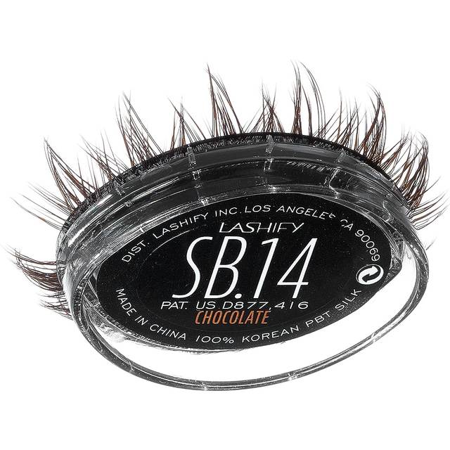 Lashify Star Burst 14mm Gossamer DIY Eyelash Extensions Refill  The Ultimate Multi-Length Multi Layered Lash  Chocolate Color  Easy False Lashes