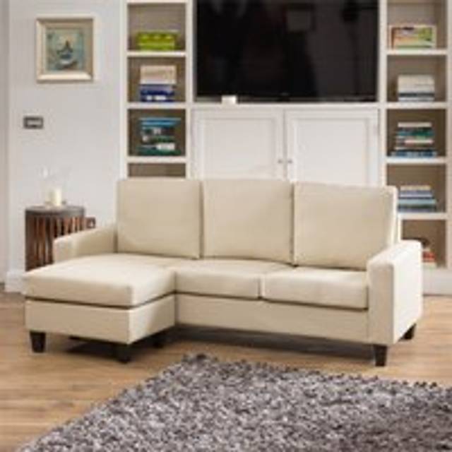 Modena Reversible Corner Sofa - Cream - One Size