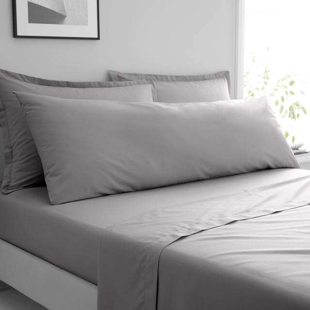 Pure Cotton Large Body Pillowcase - Dove