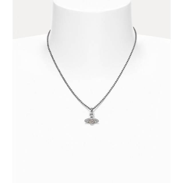 Vivienne Westwood New Petite Orb Pendant Necklace Silver Women - ---