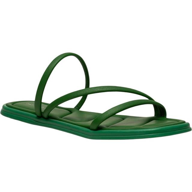 Woden Stbselena Strap Sandal Kvinde Flade Sandaler hos Magasin Green