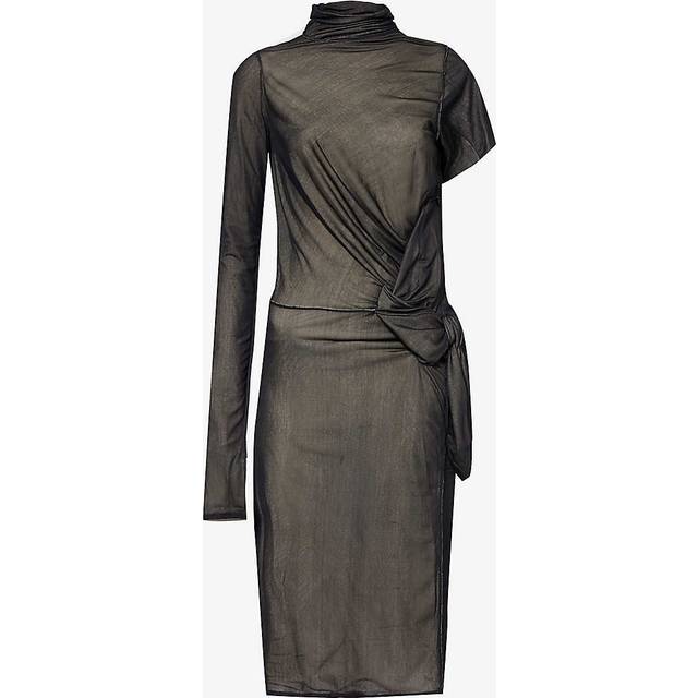 Maison Margiela Woman Midi dress Black Size 2 Viscose