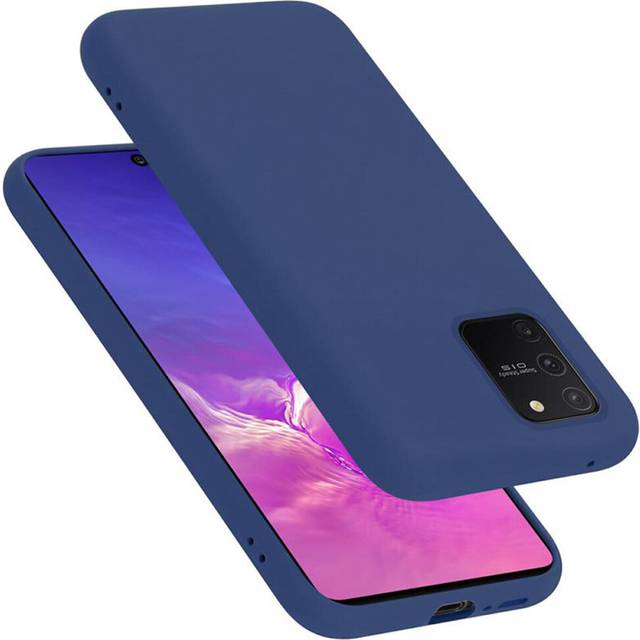 (LIQUID BLAU, Samsung Galaxy A91 / S10 LITE / M80S) Cadorabo Case for Samsung Galaxy A91 / S10 LITE / M80s Cover Protection TPU Silicone Gel