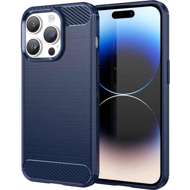 Case For Apple Iphone 14 Pro Max Protection Phone Cover Tpu Silicone Carbon
