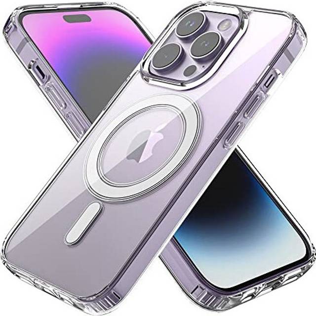 TECHGEAR iPhone 14 Pro Max Magnetic Case [Fusion HD] Shockproof, Anti-Scratch, Slim & Light, Drop Protection, Gel Bumper & Clear Hard Back