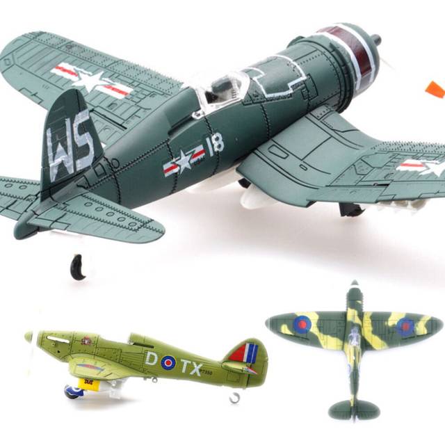 1/48 Scale World War US NAVY F4U Corsair Fighter Plastic Aircraft Airplane Assembly Model Airplane Random Color