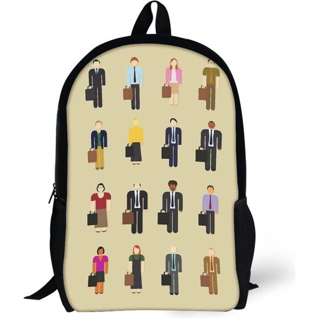 Backpacks The Office Characters 17inch School Bag