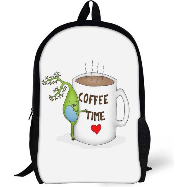 Backpacks Coffee Time Brain Cell 17inch School Bag