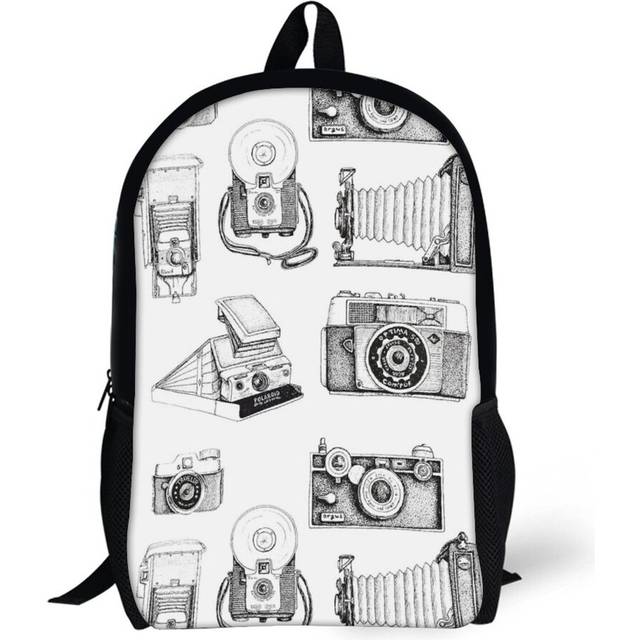 Backpacks Vintage Camera Collection 17inch School Bag