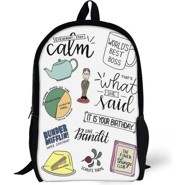 Backpacks The Office TV Show Art 17inch School Bag