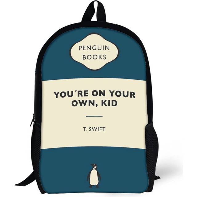 Backpacks Youre on Your Own Kid Book Cover 17inch School Bag