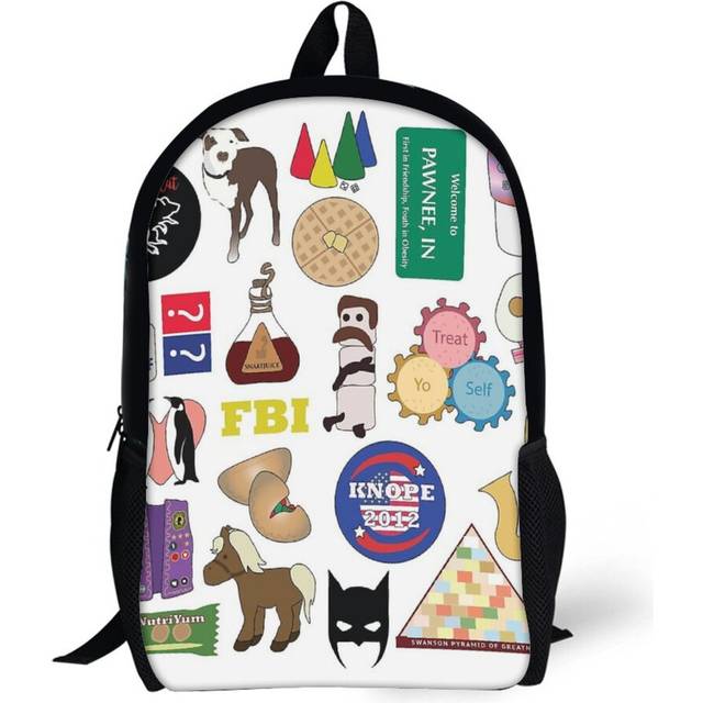 Backpacks Parks And Rec Flatlay 17inch School Bag