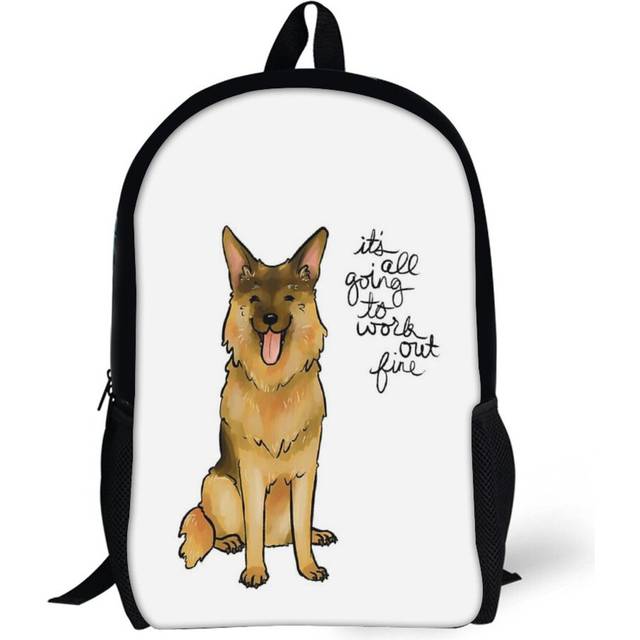 Backpacks Work Out Fine Shepherd 17inch School Bag