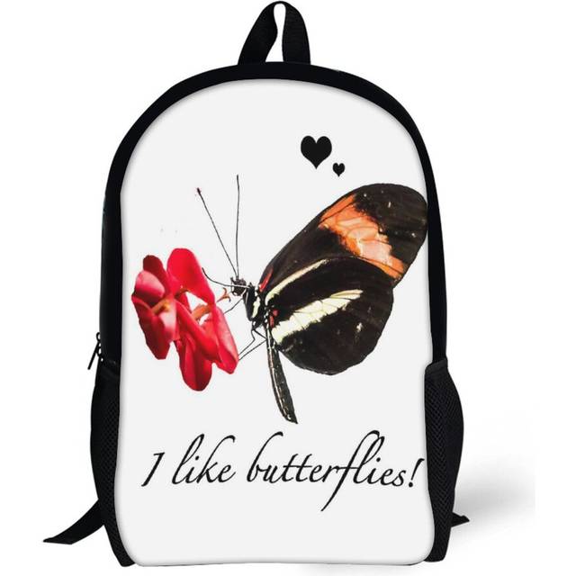 Backpacks Gift Idea Butterfly Photo I Like Butterflies! 17inch School Bag
