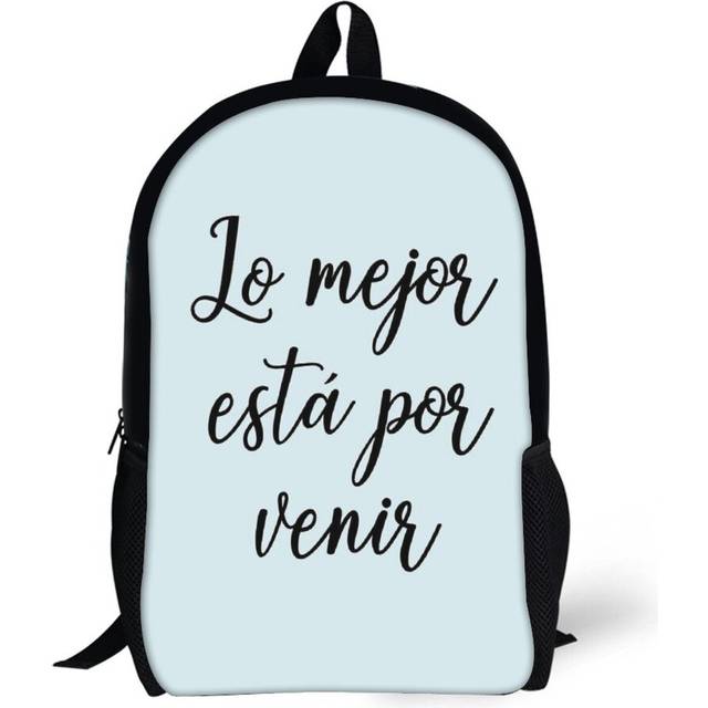 Backpacks The Best Is Yet to Come Script 17inch School Bag