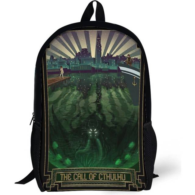 Backpacks The Call of Cthulhu Art Deco 17inch School Bag
