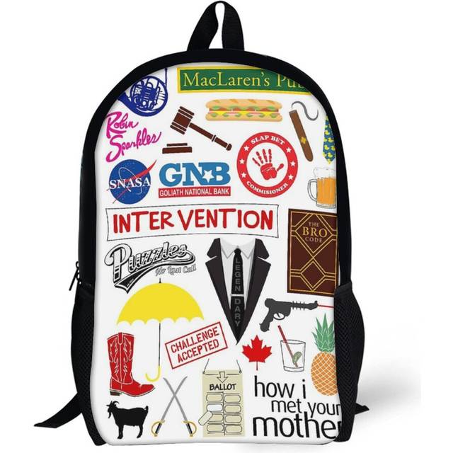 Backpacks How I Met Your Mother 17inch School Bag