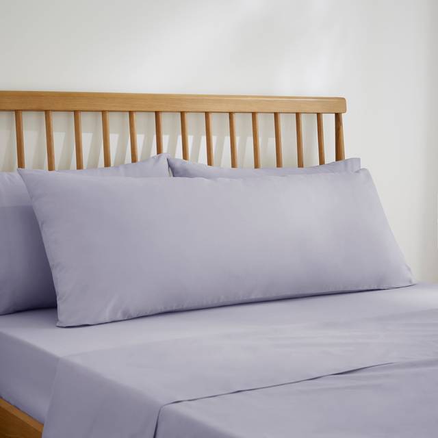Pure Cotton Large Body Pillowcase - Lilac