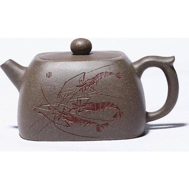 Yixing Authentic Tea Pot Handmade Square Shape Purple Clay Teapot Beauty Kettle Chinese Tea