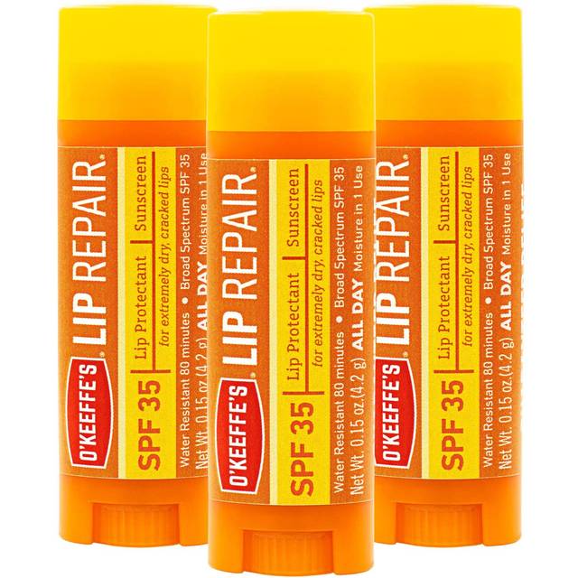 O'Keeffe's Lip Repair SPF 35 Lip Balm  (Pack of 3)