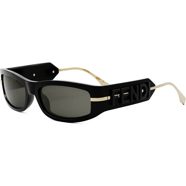 Fendi Black & Gold SHINY BLACK