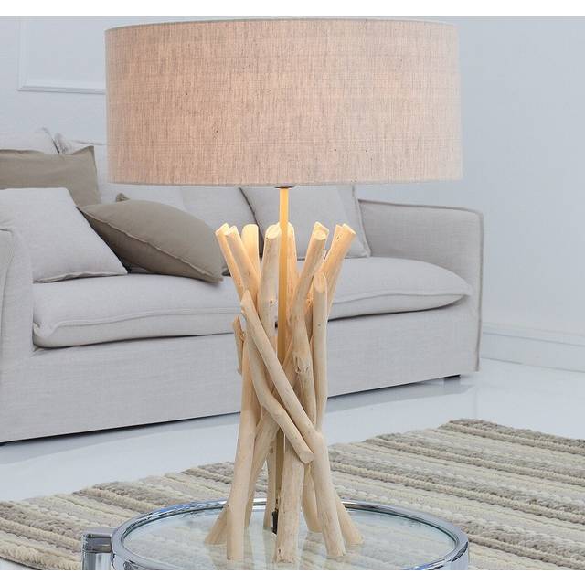 Meredith 60cm Light Brown Novelty Table Lamp (60cm H X 40cm W X 40cm D)