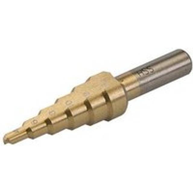 TITANIUM COATED 4 14mm Stepped Drill Bit 2mm Increments High Speed Hole Cutter