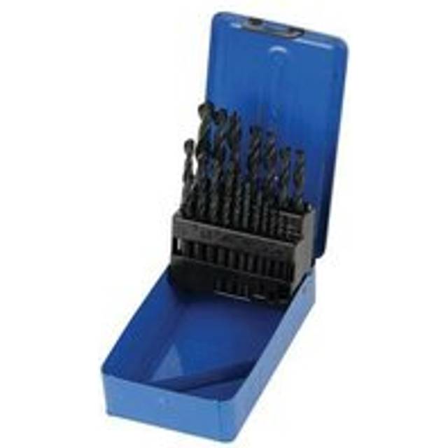 19 Piece 1mm 10mm HSS Jobber Drill Bit Set 0.5mm Increment Metal Plastic Wood