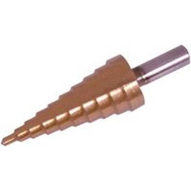 TITANIUM COATED 4 22mm Stepped Drill Bit 2mm Increments High Speed Hole Cutter