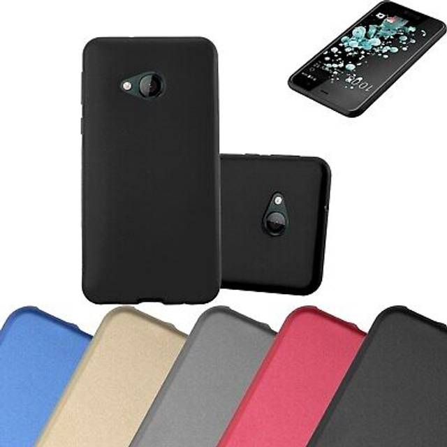 (METALLIC BLACK) Cadorabo Case for HTC U PLAY case cover