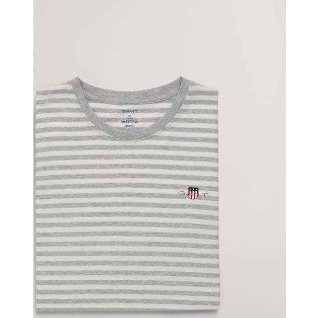 Gant - Pyjamas t-shirt Shield Stripe Pajama T-shirt - Grå