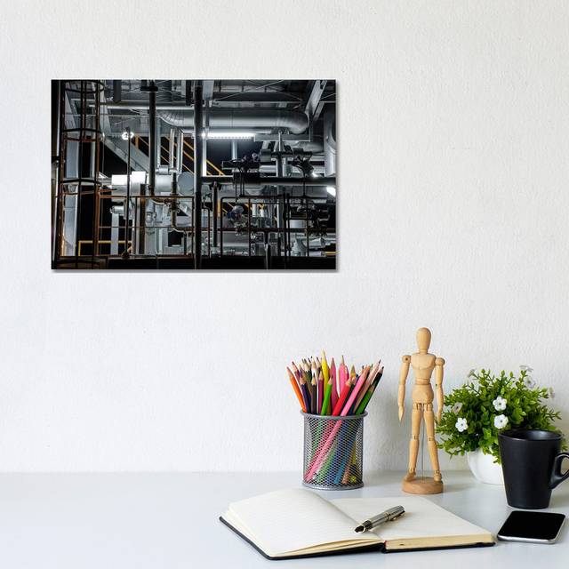 Plumbing by Tomoshi Hara - Wrapped Canvas Art Prints (20.32 cm H x 30.48 cm W)