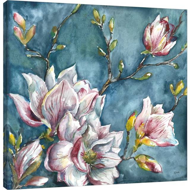 Magnolia by Tre Sorelle Studios - Wrapped Canvas Graphic Art Print (76.2cm H x 76.2cm W)