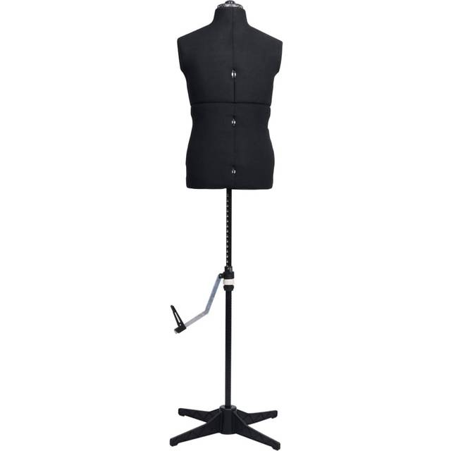 Huxton Adjustable Dress Form Male Black Size 37-45 (0cm H X 0cm W X 0cm D)