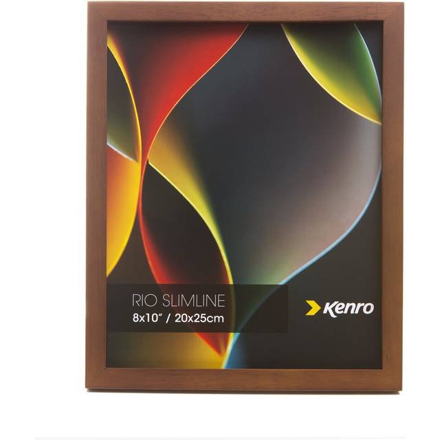 Kenro Rio Slimline Photo Frame Dark Oak 8X6" / 15X20Cm - One Size