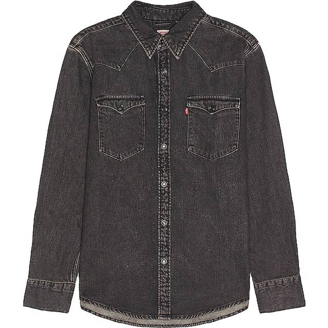 Barstow westernskjorta med standardpassform - Black - M