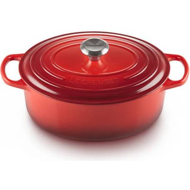 LE CREUSET LS2502-2967SS Gryta, 29 cm, Röd