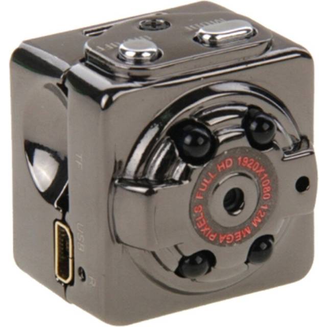 SQ8 Full HD 1080P 30fps Pocket Digital Video Recorder Camera Camcorder Ultra-Mini Metal DV with IR Night Vision,, Support Motion Detecting
