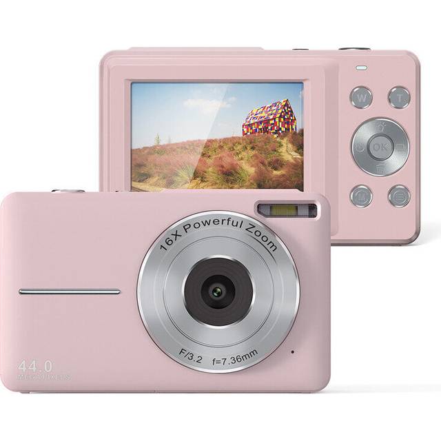 (powder without card) Student digital camera home high-definition digital camera children's photo mini camera
