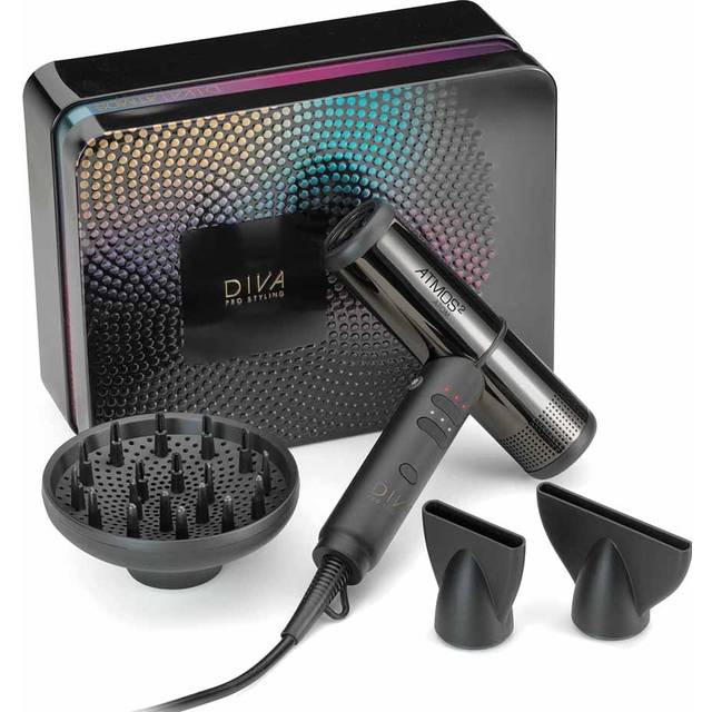 Diva Professional Styling Atmos 2 Atom Hair Dryer Black
