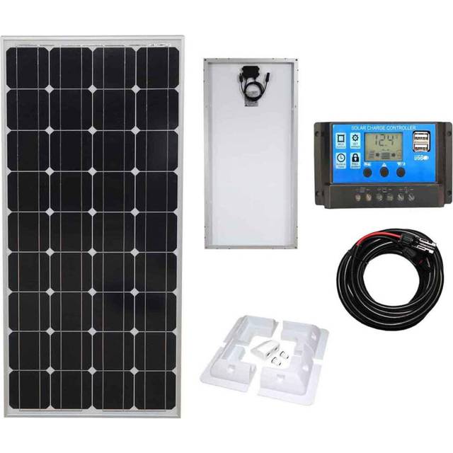 Mono 100W Solar Panel (rigid) Kit 2