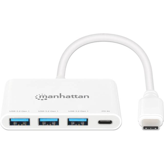 USB-C to Ethernet RJ45 and Type-C to 3 port USB HUB Thunderbolt