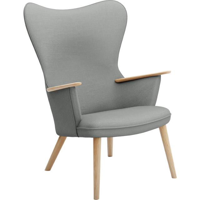 Carl Hansen - CH78 Fåtölj, Klarlackad Ek, Tyggrupp 3 Fiord 0151 - Fåtöljer - Hans J. Wegner