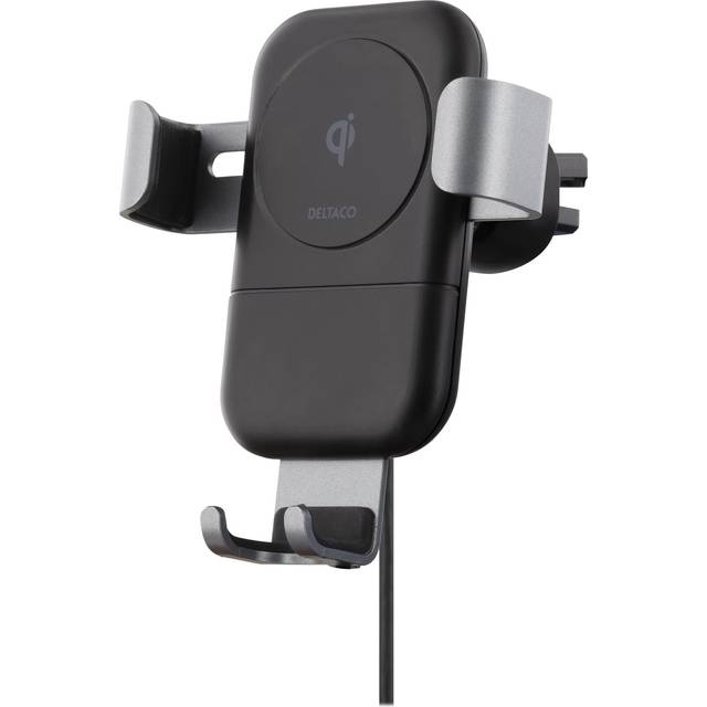 Trådlös snabbladdare för bilen - 10W - Qi 1.2.4 - Svart