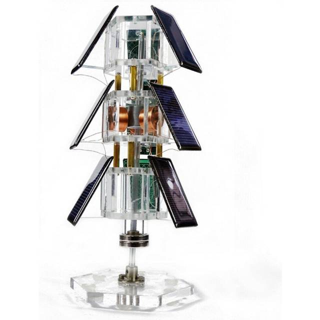 Technology Tree Solar Motor Student Science Experiment Toy Science Decoration Creative Gift