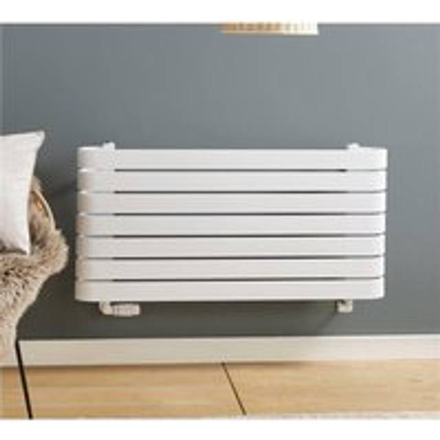 White Horizontal Bathroom Towel Radiator 500mm (H) x 1000mm (W) - One Size